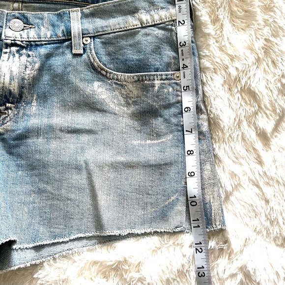 7 FOR ALL MANKIND METALÍC PAINTED SHORT - Picture 8 of 9